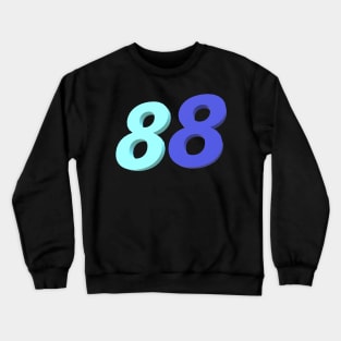 Three Dimensional Eighty Eights Crewneck Sweatshirt